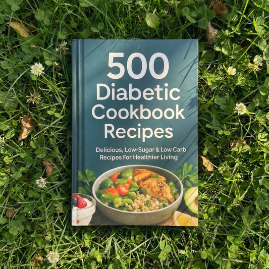 500 Diabetic Recipes Ebook | Low Carb, Sugar-Free (PDF Download)
